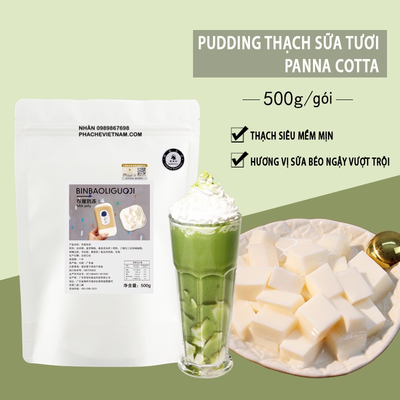 Bột thạch sữa tươi (500g)
