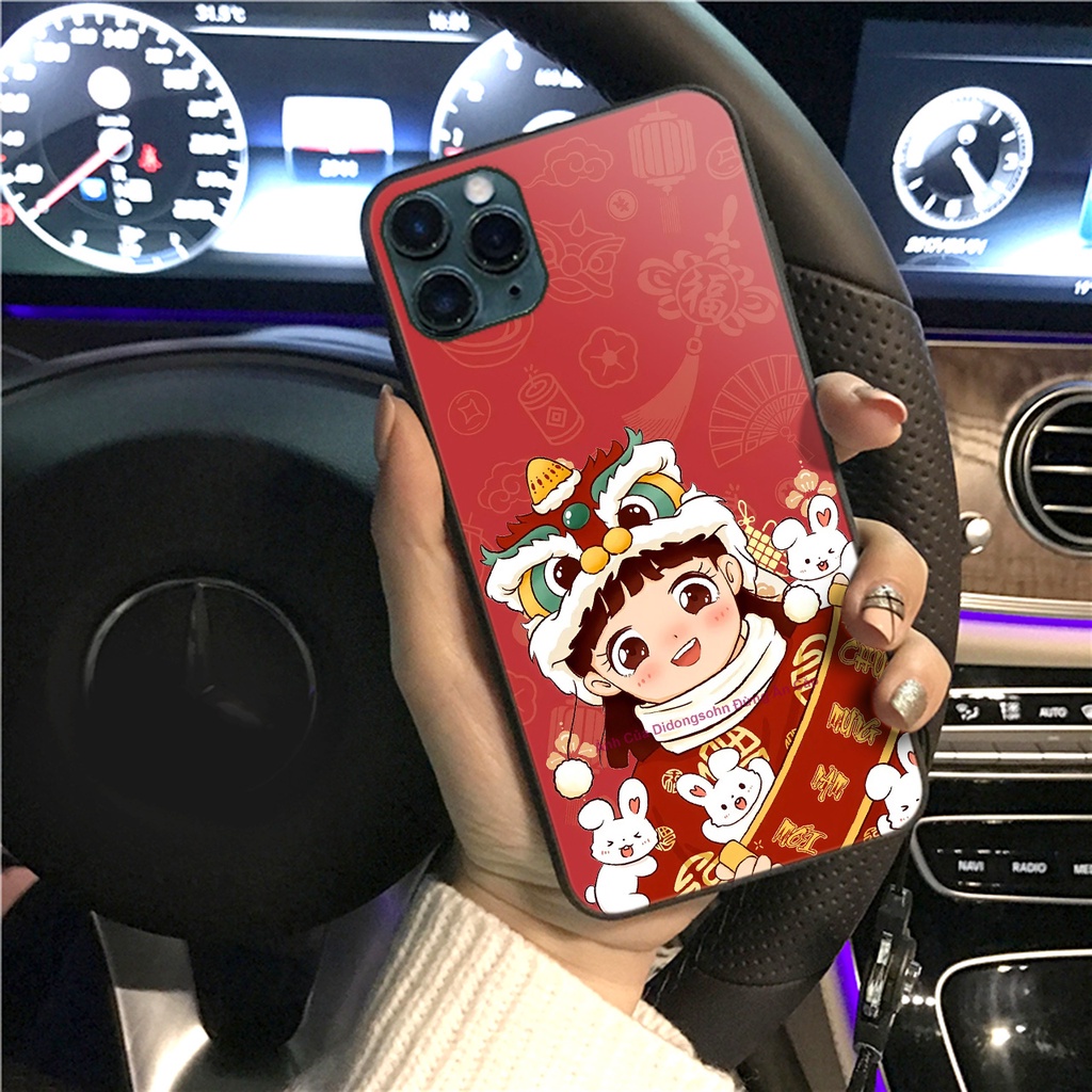 Ốp lưng Mặt Kính Tết Quý Mão 15 cho S amsung - O ppo - i Phone - R ealme TET15 - didongso