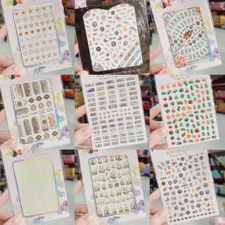 Sticker dán móng tay hình tien đô , ngôi sao , bao tien