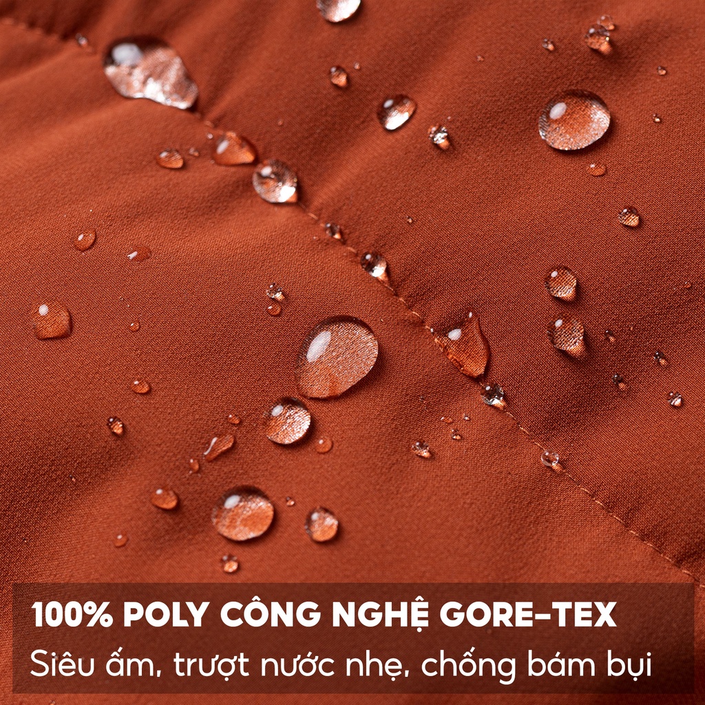 Áo Khoác Phao Nam 5S Có Mũ, Chần Bông Kháng Khuẩn Cao Cấp, Siêu Ấm