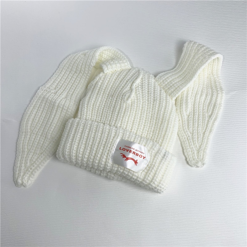 Mũ Len Dệt Kim Tai Thỏ Dài Phong Cách Kpop Stray Kids Kim Seung-min Thích Hợp Làm Quà Tặng