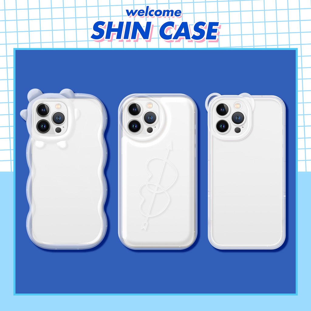 Ốp lưng iphone trơn trong viền mờ 6/6plus/6s/6splus/7/7plus/8/8plus/x/xs/11/12/13/14/pro/max/promax/plus/shin/case