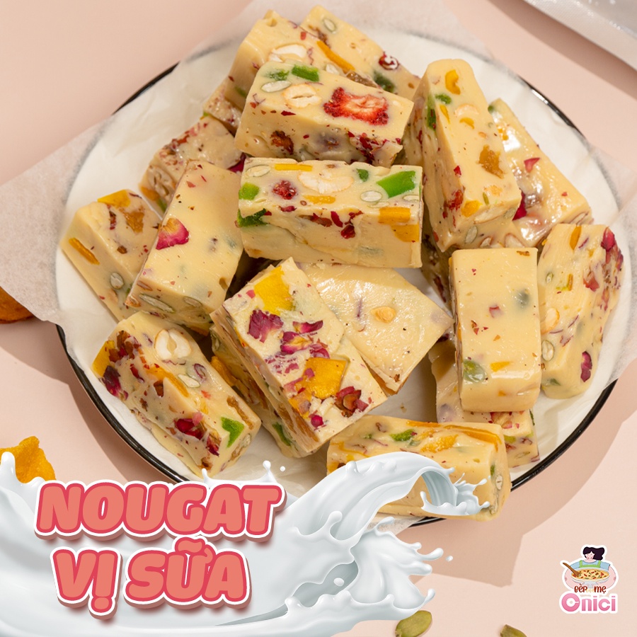 Set nguyên liệu kẹo nougat thượng hạng Onici