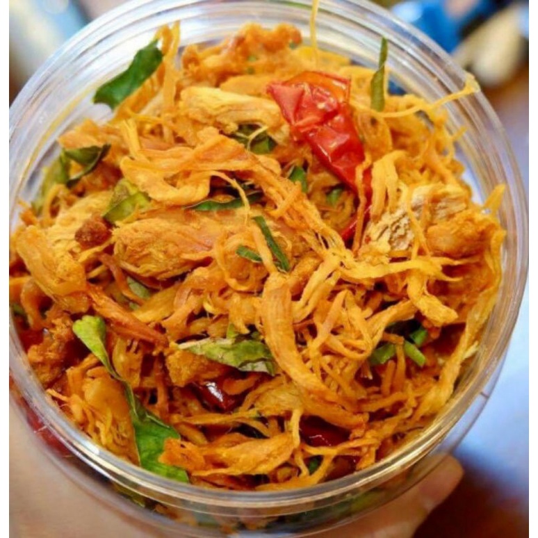 Khô Gà Lá Chanh hũ, túi zip thơm ngon nhà làm 200g,300gram