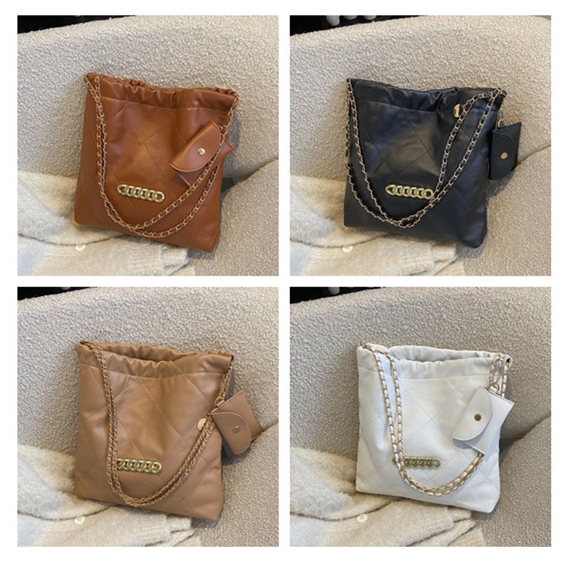 Mischa Túi Xách Da PU Màu Trơn Phong Cách Phương Tây Thời Trang Cho Nữ