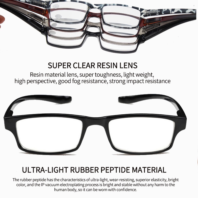 Kính Đọc Sách HD Chuyên Dụng Cho Unisex + 1.0 + 1.5 + 2.0 + 2.5 + 3.0 + 3.5 + 4.0