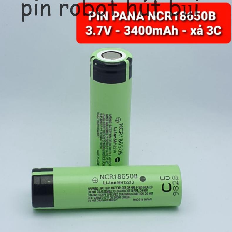 CELL PIN PANA NCR18650B - DUNG LƯỢNG 3400MAH DÒNG XẢ 3C