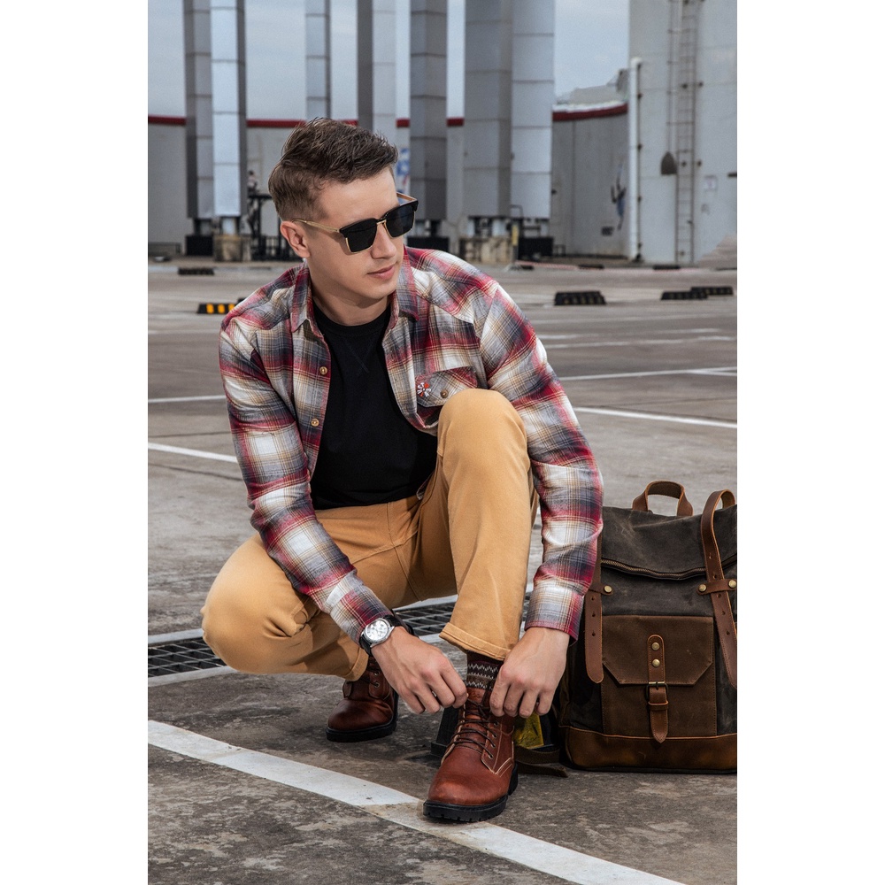 Áo Sơ Mi Flannel Caro Just Men 220144