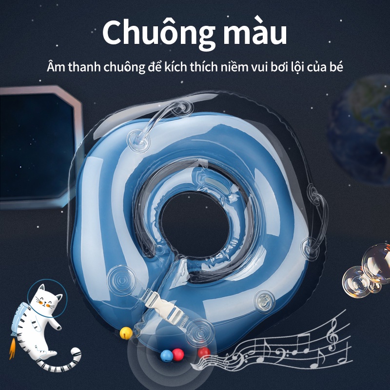 Phao Bơi Đeo Cổ An Toàn Dành Cho Bé 0-10 Tháng Tuổi