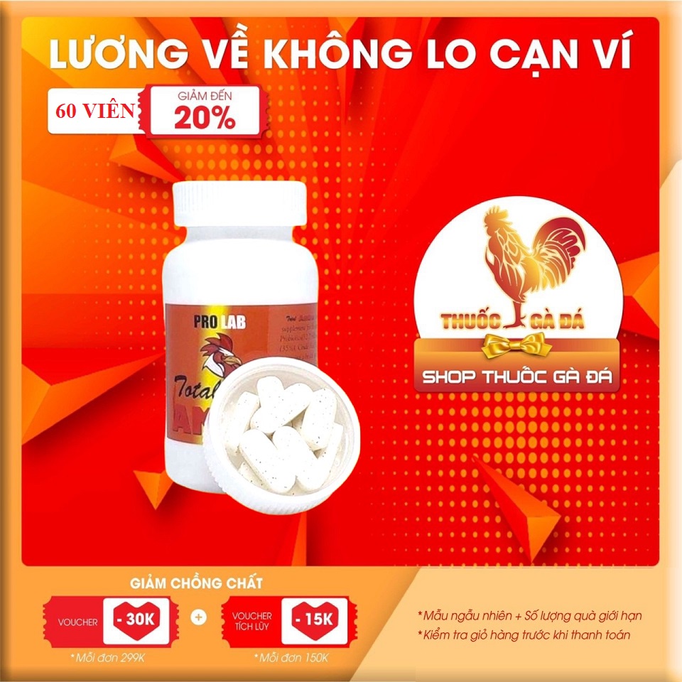 TĂNG BO, ÍT NÓNG dinh dưỡng AMINO PROLAB cho gà đá