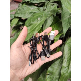 Cáp dây sạc Type C ngắn 30cm cho Tai nghe Bluetooth chuột phím 
