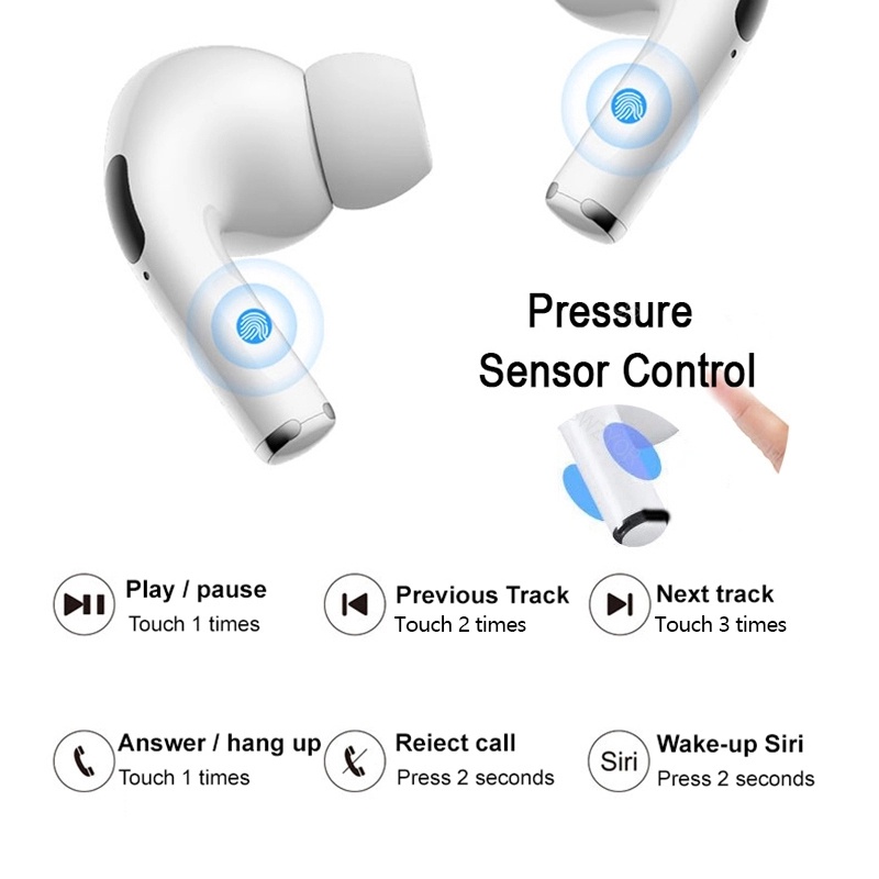 Set Tai Nghe Bluetooth 5.0 Không Dây Âm Thanh Nổi Chống Thấm Nước Có Micro Tiện Dụng SONY