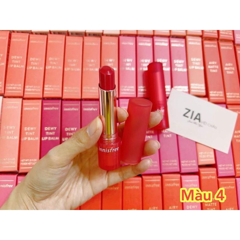SON DƯỠNG MÀU INNISFREE DEWY TINT LIP BALM