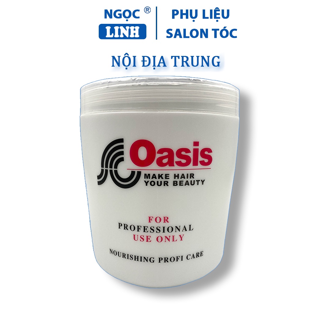 Kem ủ tóc Oasis Nội địa trung 1000ml collagen, hấp dầu ủ tóc Oasis chính hãng