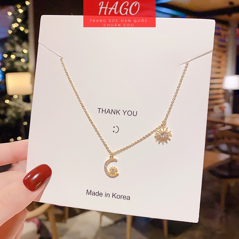 Dây chuyền nữ HAGO Accessories vòng cổ phụ kiện trang sức đẹp