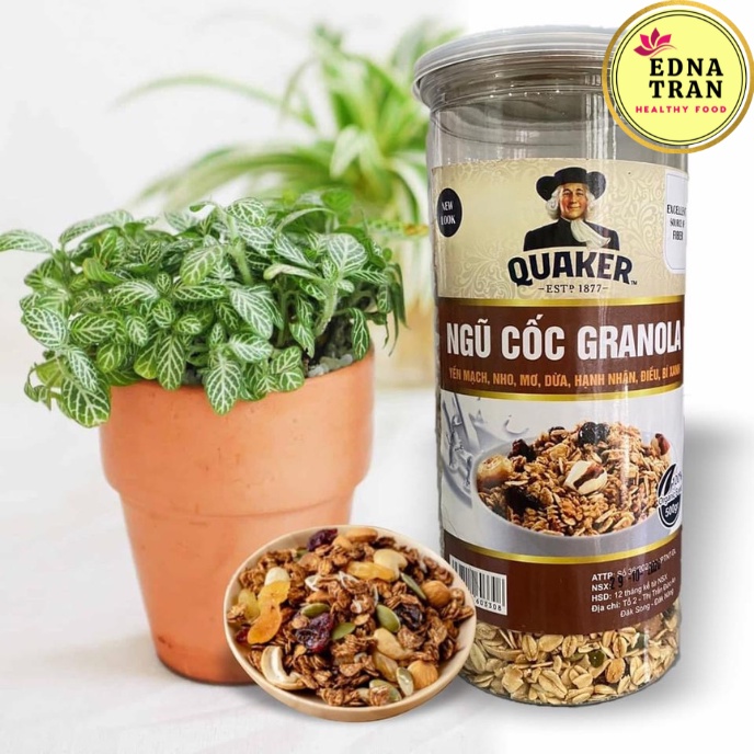 Granola siêu hạt -Granola Siêu Hạt Ăn Kiêng Ngũ Cốc Giảm Cân Dinh Dưỡng Eat Clean Có Hạt Macca Tỷ Lệ Yến Mạch Chỉ 5% Hộp