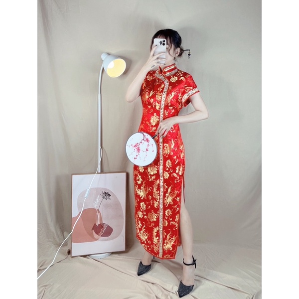 Sườn xám S233 Thị Vintage 2hand