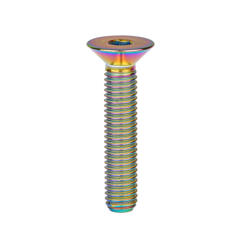 Bu lông WANYIFA hợp kim titan đầu lục giác GR5 M8x15-65mm DIN7991 dành cho xe đạp xe máy