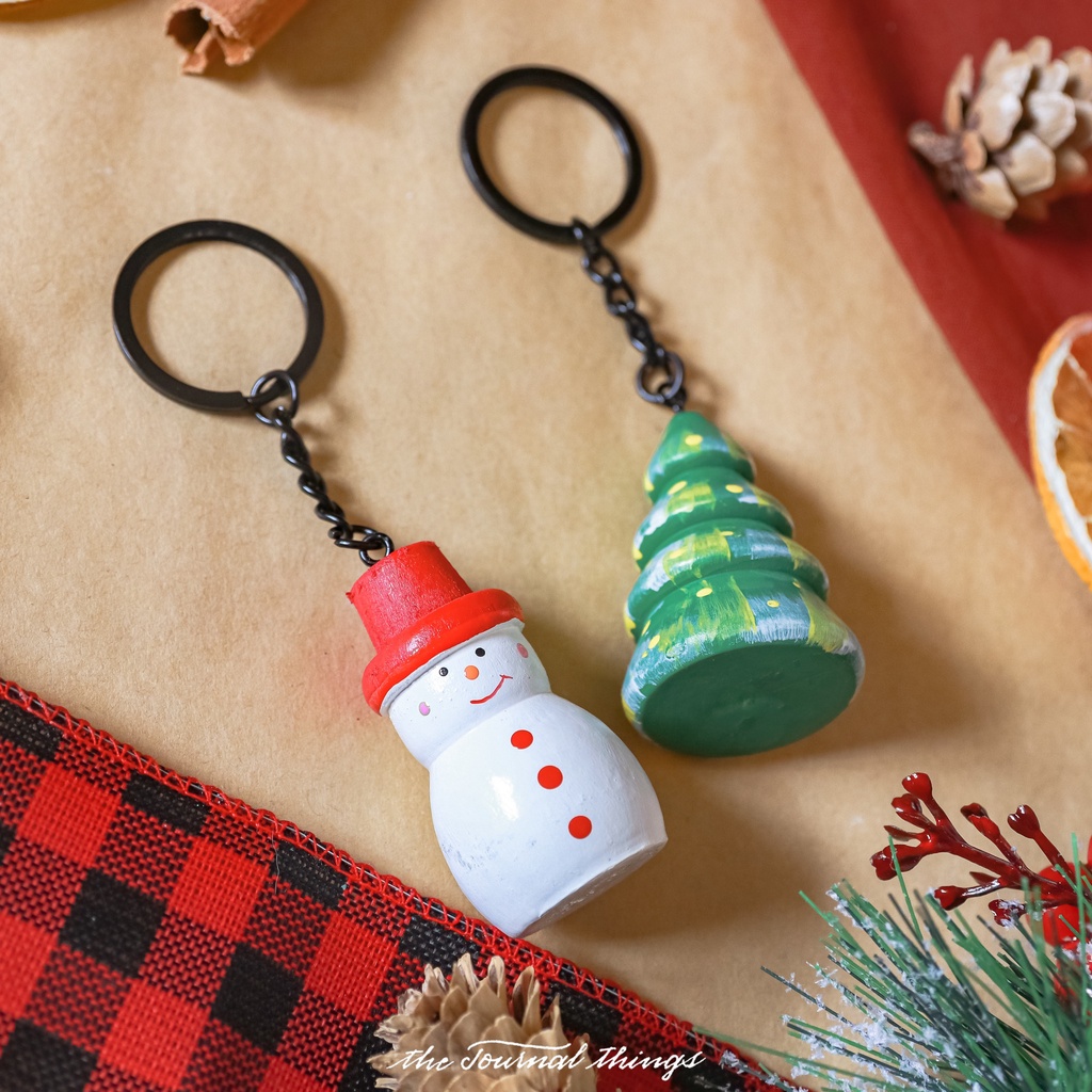 Móc Khóa Đôi Christmas Tặng Người Yêu, Người Thân, Bạn Bè