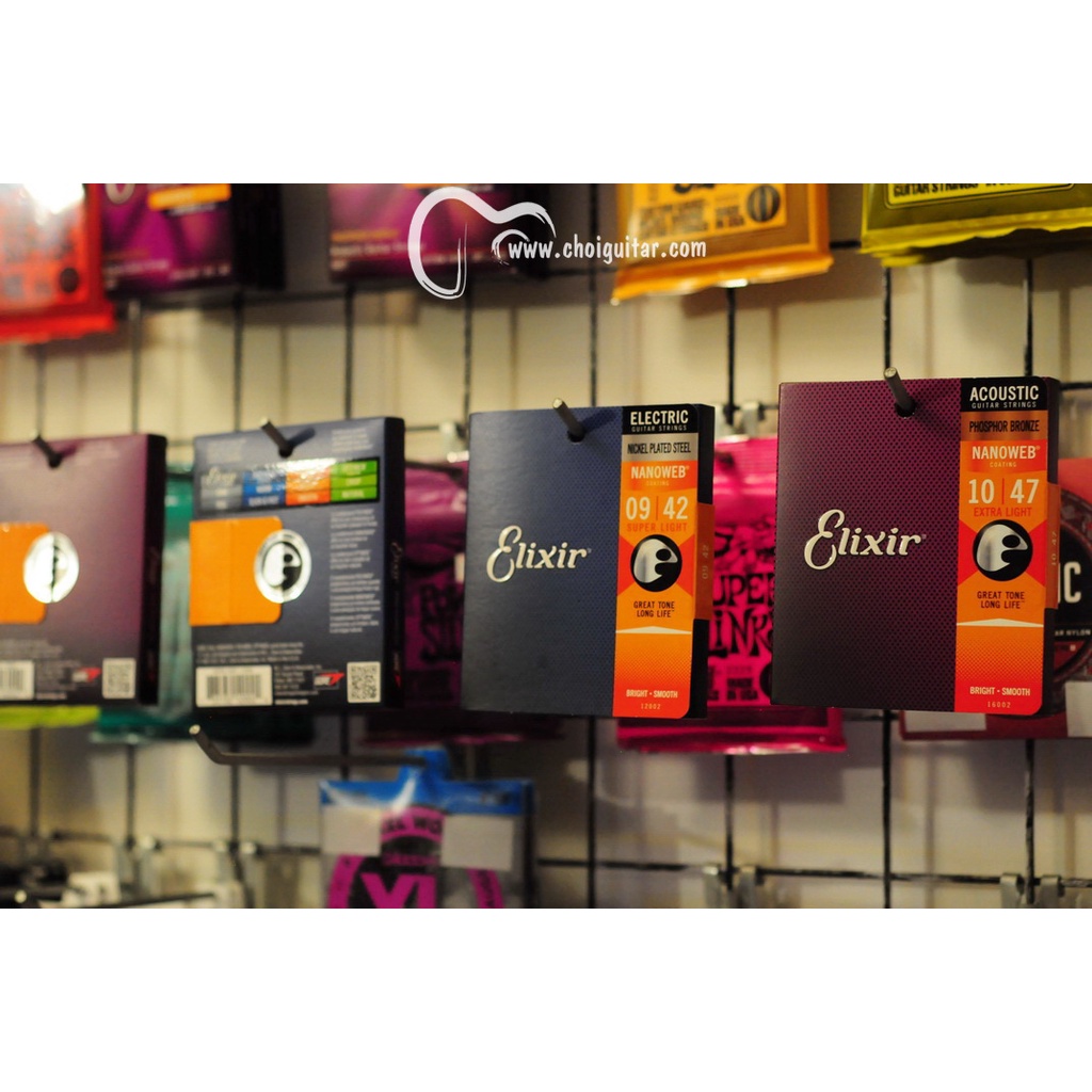 USA Elixir 16002 Nanoweb  - Dây Đàn Guitar Thùng