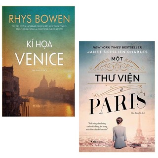 Sách bộ sách văn học lãng mạn: kí họa venice + một thư viện paris