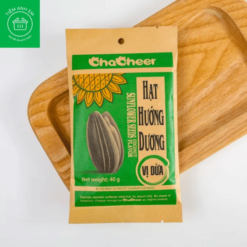 Hạt hướng dương CHACHEER vị Dừa gói 40g