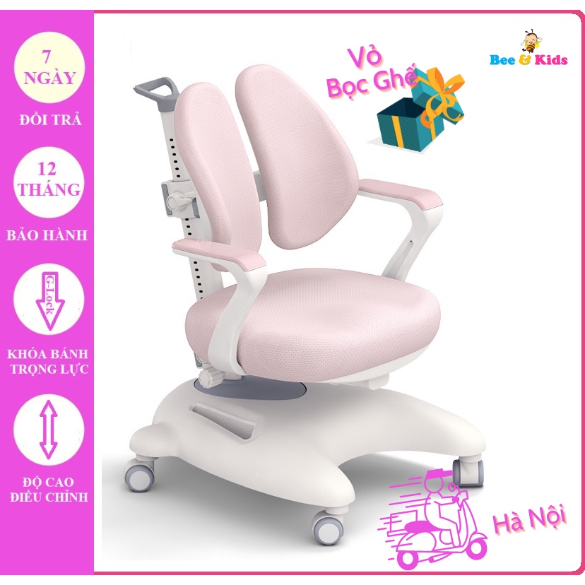 Ghế Học Sinh Thông Minh Chống Gù Chống Cận Kaiser C, Ghế Ngồi Học Điều Chỉnh Độ Cao Chất Lượng Giá Rẻ (Tặng Bọc Ghế)