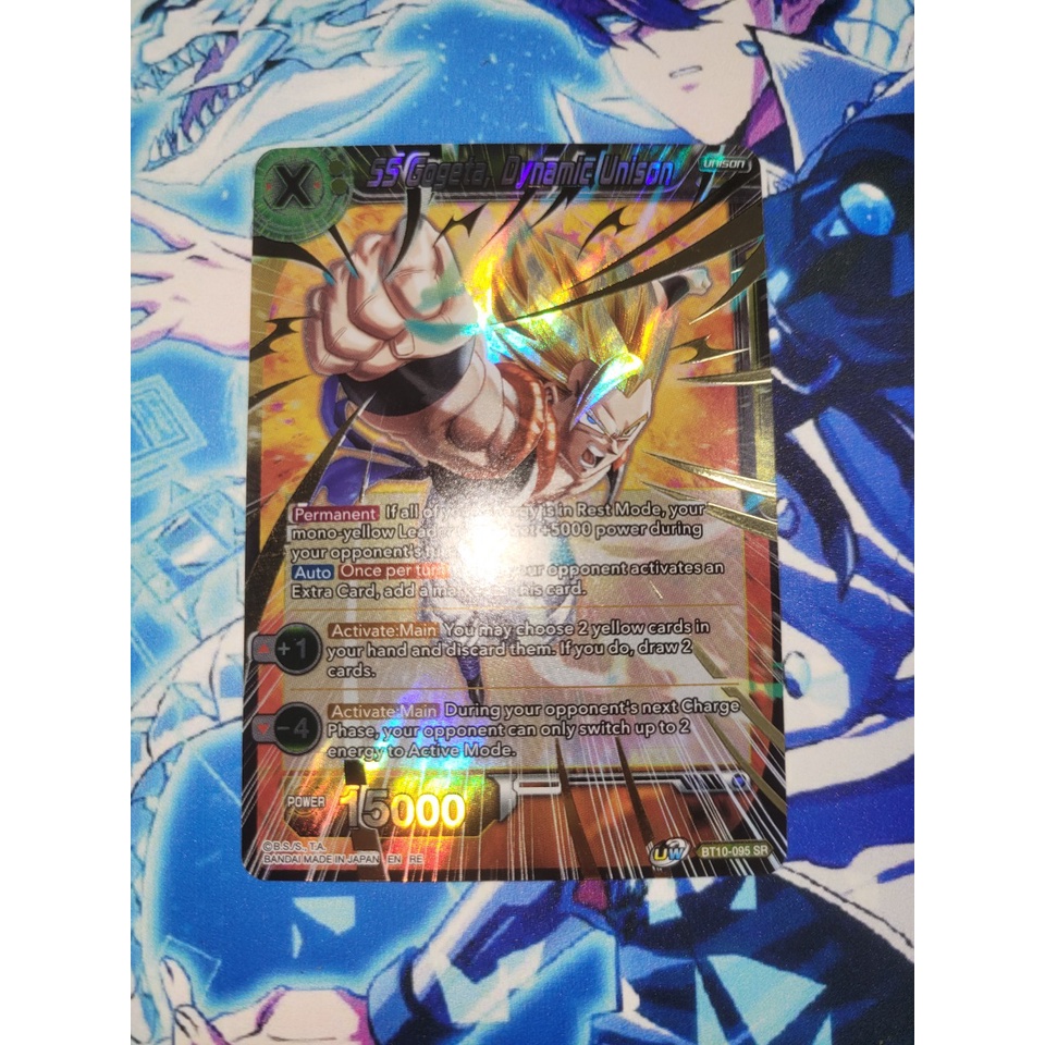 Thẻ bài Dragonball - TCG - SS Gogeta, Dynamic Unison / BT10-095'