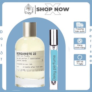 ⁻ᴰᵃᶦˢʸ⁻ nước hoa le labo bergamote 22 chai 10ml