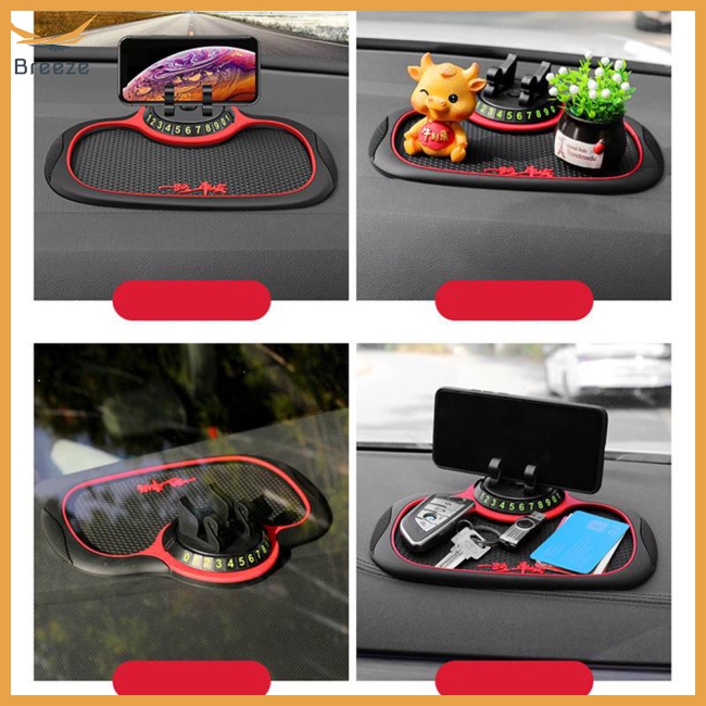 Giá Đỡ Điện Thoại Chống Trượt Đa Năng Gắn Bảng Điều Khiển Xe Hơi