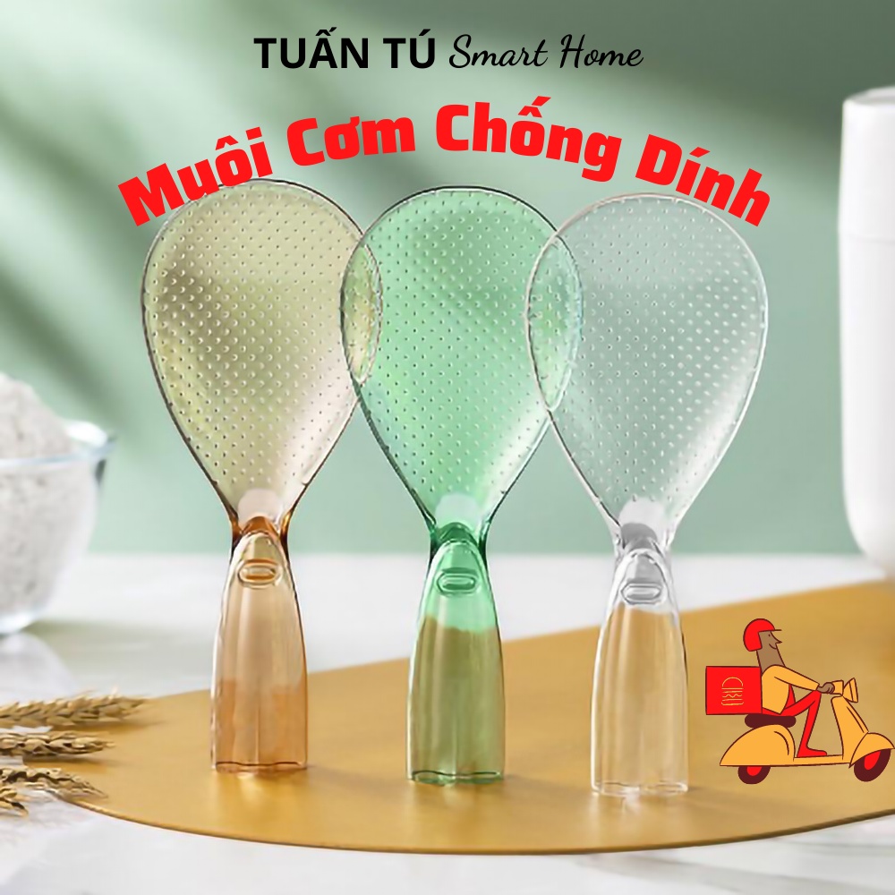 Muôi Múc Cơm Chống Dính Chịu Nhiệt Độ Cao, Muỗng Xúc Cơm Không Dính Đa Năng