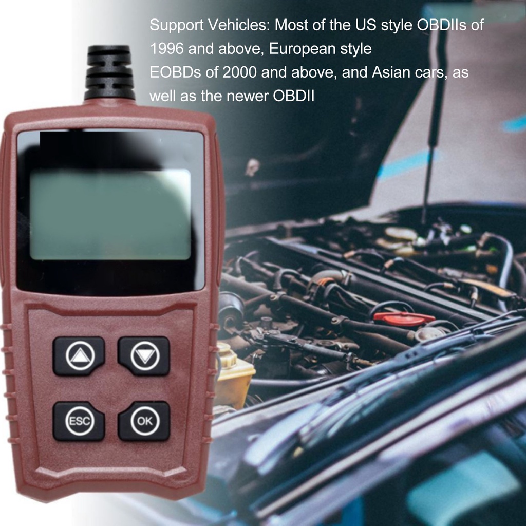[Hàng Sẵn] Máy quét OBD2 Bộ đọc mã lỗi động cơ Công cụ chẩn đoán cầm tay đa chức năng dành cho ô tô 【Spring061】