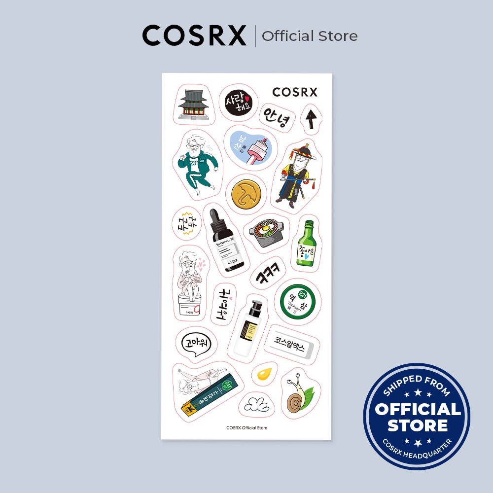 Sticker COSRX phiên bản Seoul cực dễ thương (số lượng có hạn)