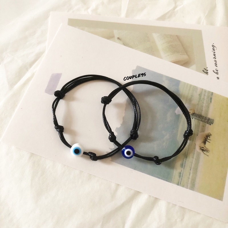 Vòng tay Evil Eye thắt 2 bên