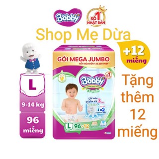Tã quần Bobby Mega Jumbo M120, L96, XL84, XXL76 Gạo no mới