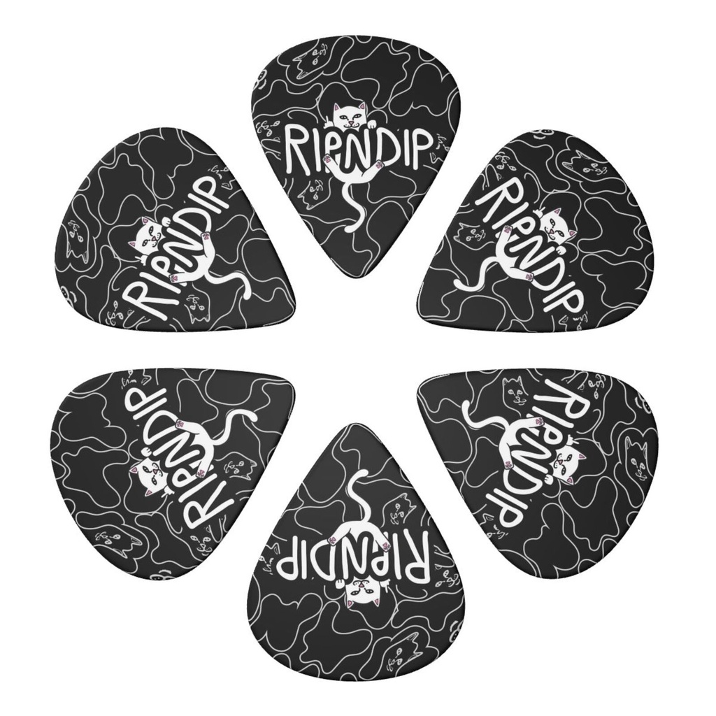 Bộ 6 Miếng Gảy Đàn Guitar Ripndip 3 Dày Khác Nhau Phù Hợp Với Guitar / Ukulele / Etc.