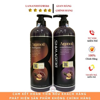 Dầu Gội  Berdywins keratin complex kiềm dầu siêu phục hồi mềm mượt chống rụng tóc hương thơm nước hoa cặp 500ml -1000ml