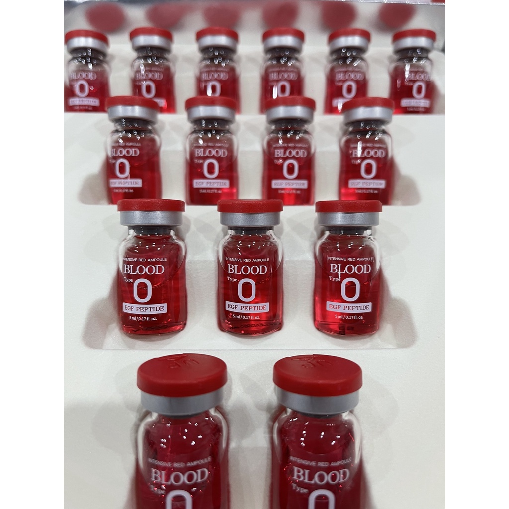 Chính Hãng Tế bào gốc huyết tương giàu tiểu cầu nhóm máu O Blood type EGF PEPTIDE