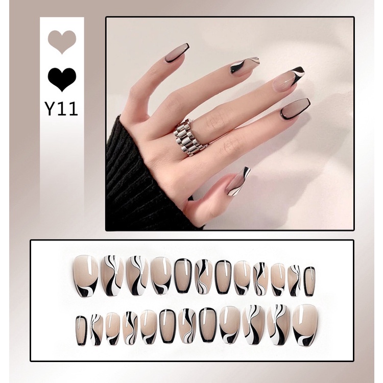 Móng tay giả nhiều mẫu nail box thời trang Hàn Quốc MT001 - Thắt Lưng Giá Tốt
