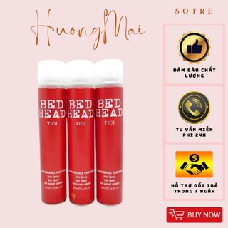 Gôm xịt tóc , keo xịt tóc tigi bed head hard head - 380ml. tạo kiểu và giữ nếp cho tóc