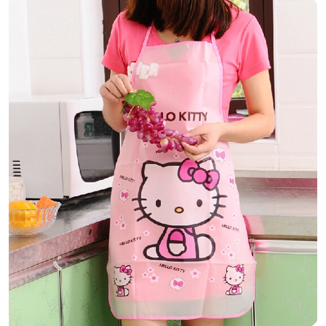 Tạp dề chống thấm nước hình dễ thương 3232