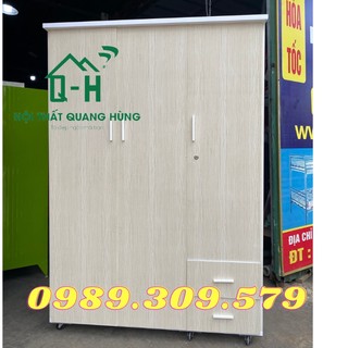 Tủ nhựa 3 cánh ngăng 1m2 x cao 1m8 có gương
