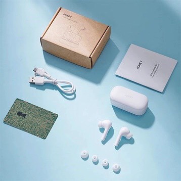 Tai nghe nhét tai không dây AUKEY EP-T21 bluetooth 5.0 TWS chống ồn Thời lượng pin 30 giờ IPX4