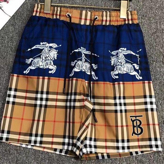 Quần Đi Biển Burberry In Chữ Thời Trang Xuân Hè Chất Lượng Cao Cho Nam