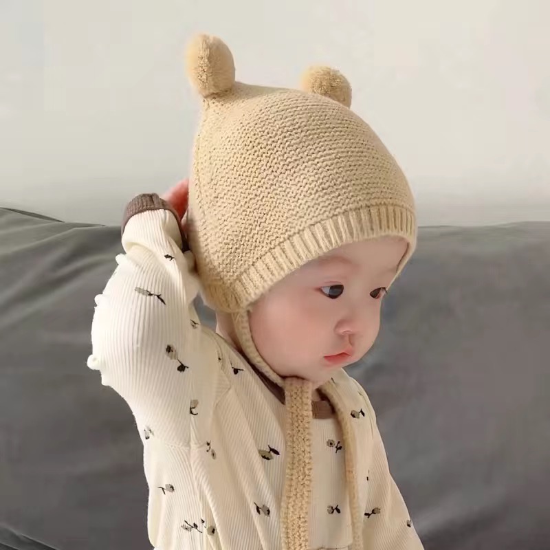 Mũ Len Dễ Thương Cho Bé Sơ Sinh 3-36 Tháng Tuổi