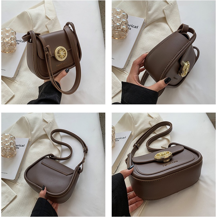 Túi xách nữ khóa xoay hoàng gia cực sang chất da dày 2mm siêu bền cao cấp Capucha T238