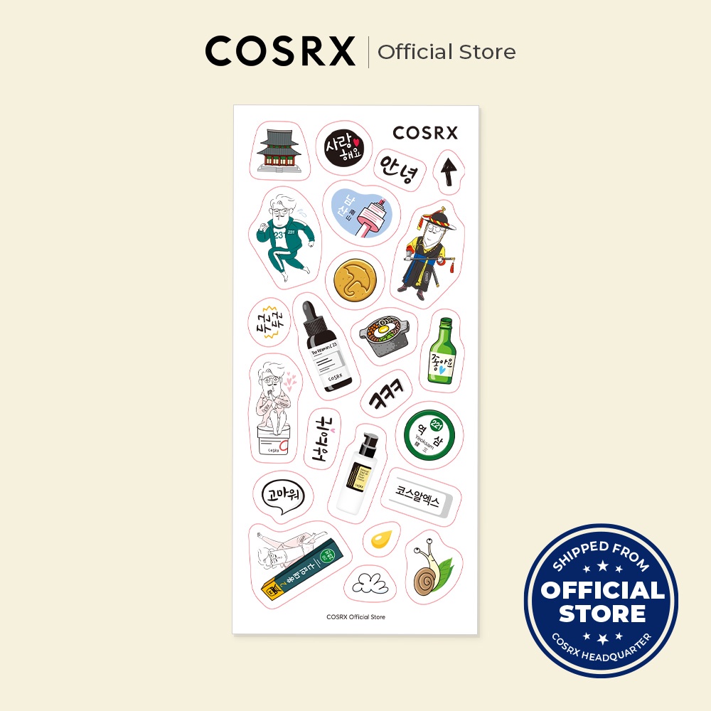 Sticker COSRX phiên bản Seoul cực dễ thương (số lượng có hạn)