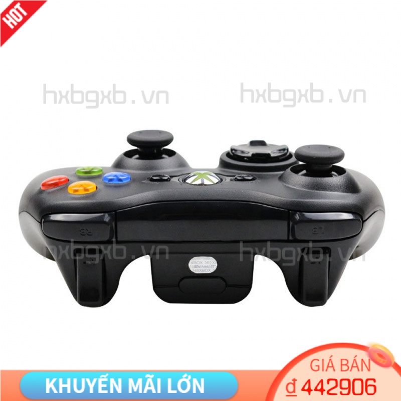 [hxbgxb]Wireless Gamepad Shock Game Controller 2 4G Remote Joystick Receiver for Xbox 360 for Windows 7 8 10