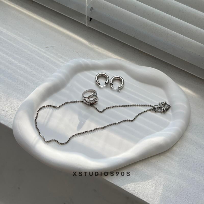 Khay đám mây trang trí decor chụp ảnh, đựng trang sức,mỹ phẩm, nến thơm - Oval Cloud Tray - XStudios90s