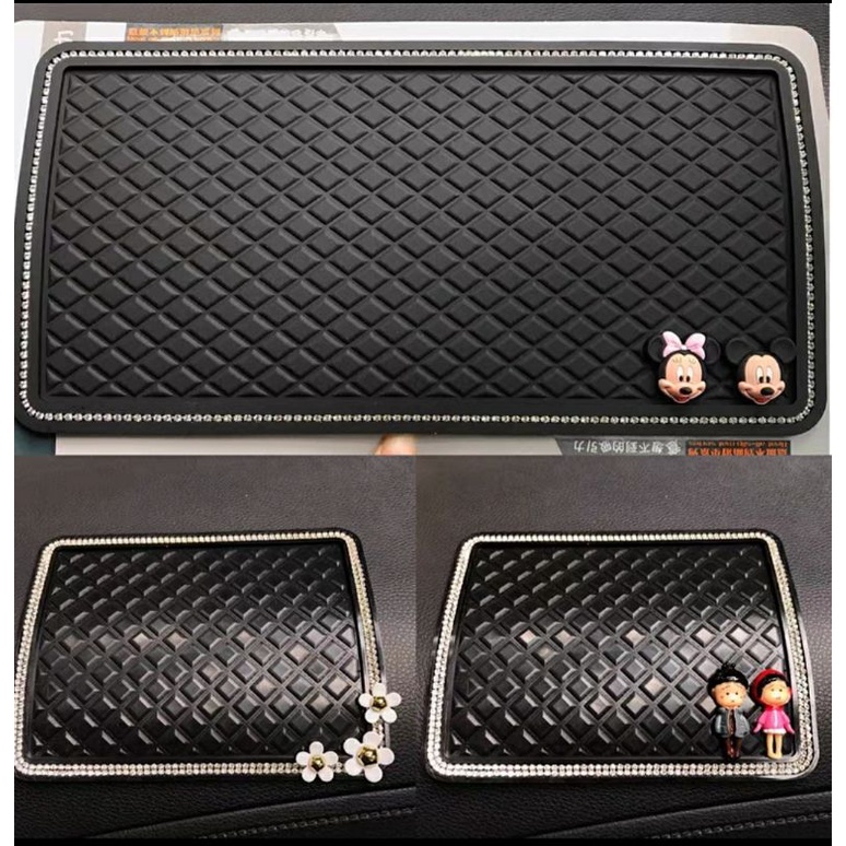 Đế, thảm chống trượt taplo hoa cúc xinh xắn đặt đồ decor, vật dụng cá nhân